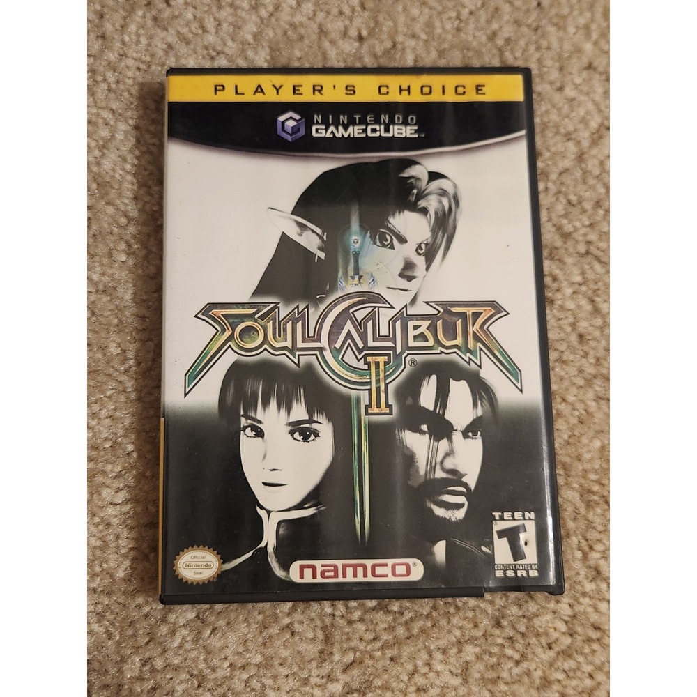 Nintendo Gamecube Soul Caliber II Case + Manual Only No Game